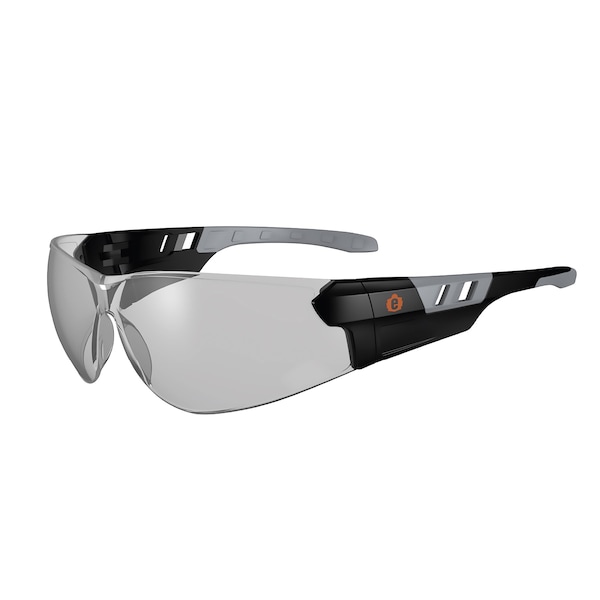 Ergodyne SAGA, Safety Glasses, Anti-Fog, Indoor/Outdoor Lens, Matte Black Frame, Frameless SAGA-AFAS - main